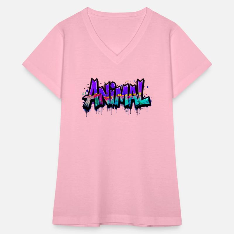 Wild Animal Graffiti Urban Jungle Street wear Tee