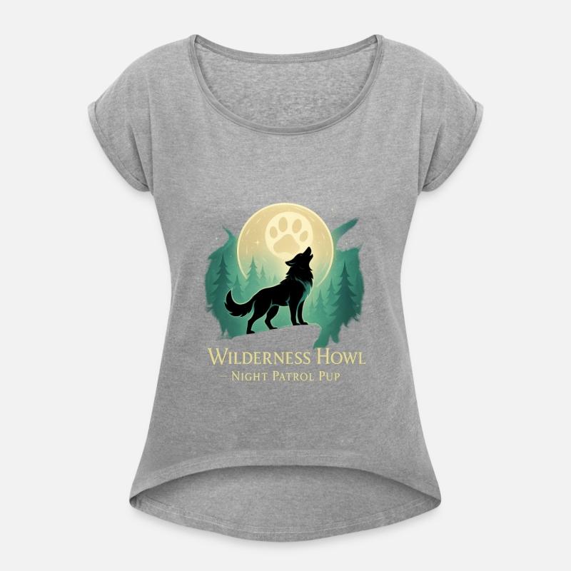 Wilderness Howl – Husky Moonlight Silhouette