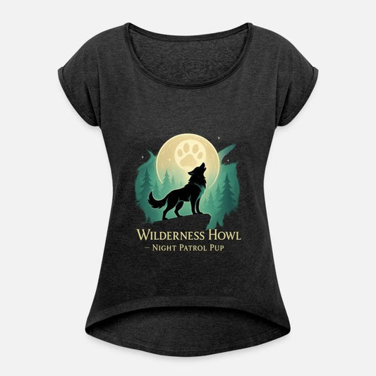 Wilderness Howl – Husky Moonlight Silhouette