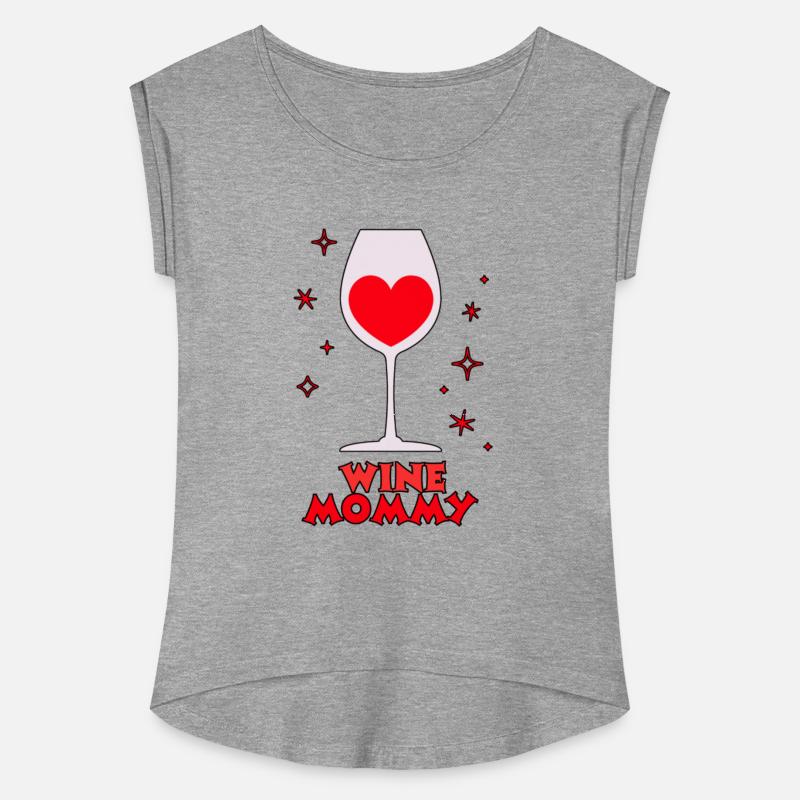 Wine Mommy Heart in Glass