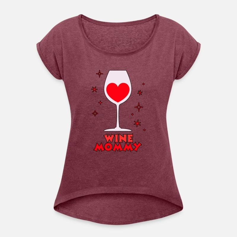 Wine Mommy Heart in Glass