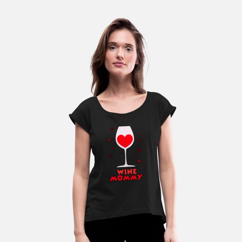 Wine Mommy Heart in Glass