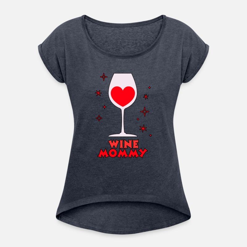 Wine Mommy Heart in Glass