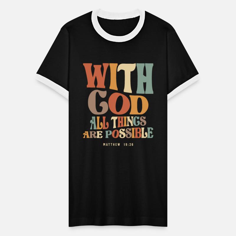 With God All Things Possible Matthew 19:26 Christ