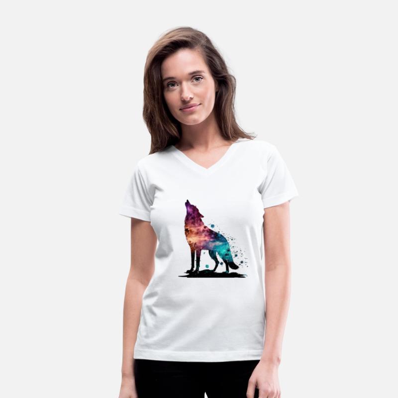 Wolf Print, Cosmic Wolves, Animal Print, Cosmos