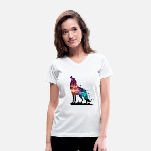 Wolf Print, Cosmic Wolves, Animal Print, Cosmos