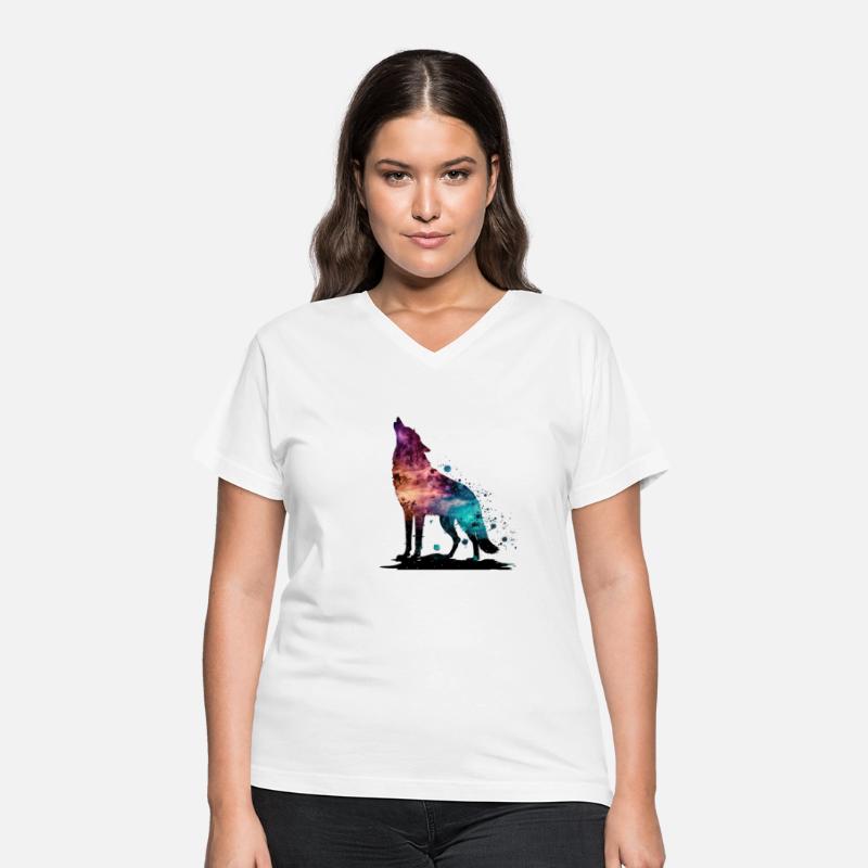 Wolf Print, Cosmic Wolves, Animal Print, Cosmos