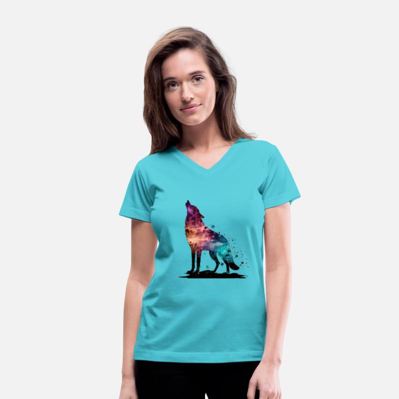 Wolf Print, Cosmic Wolves, Animal Print, Cosmos