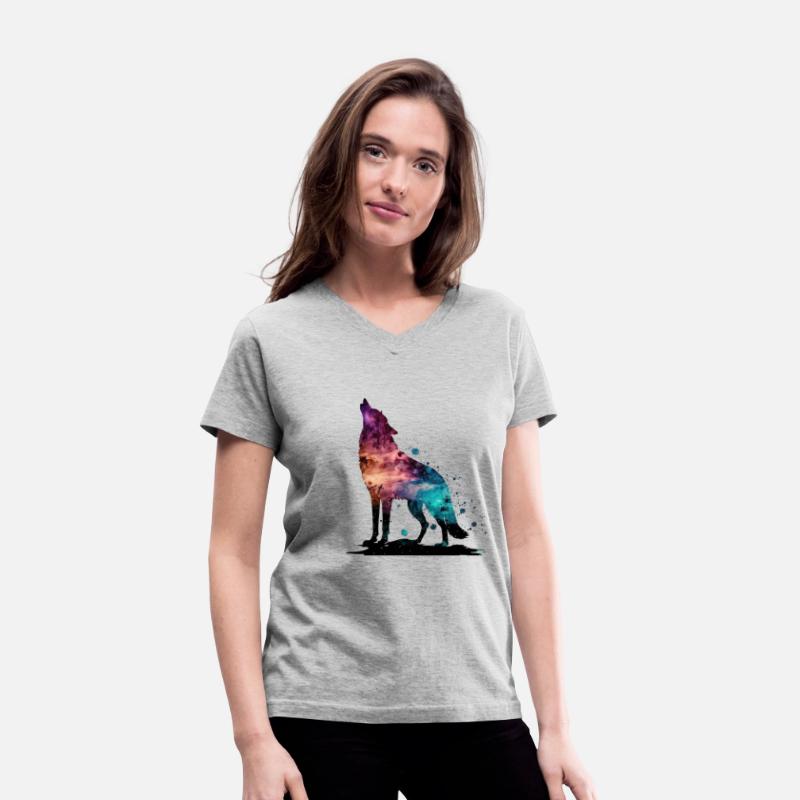 Wolf Print, Cosmic Wolves, Animal Print, Cosmos