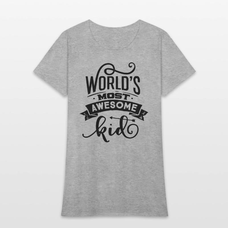 World s most awesome kid tshirt design