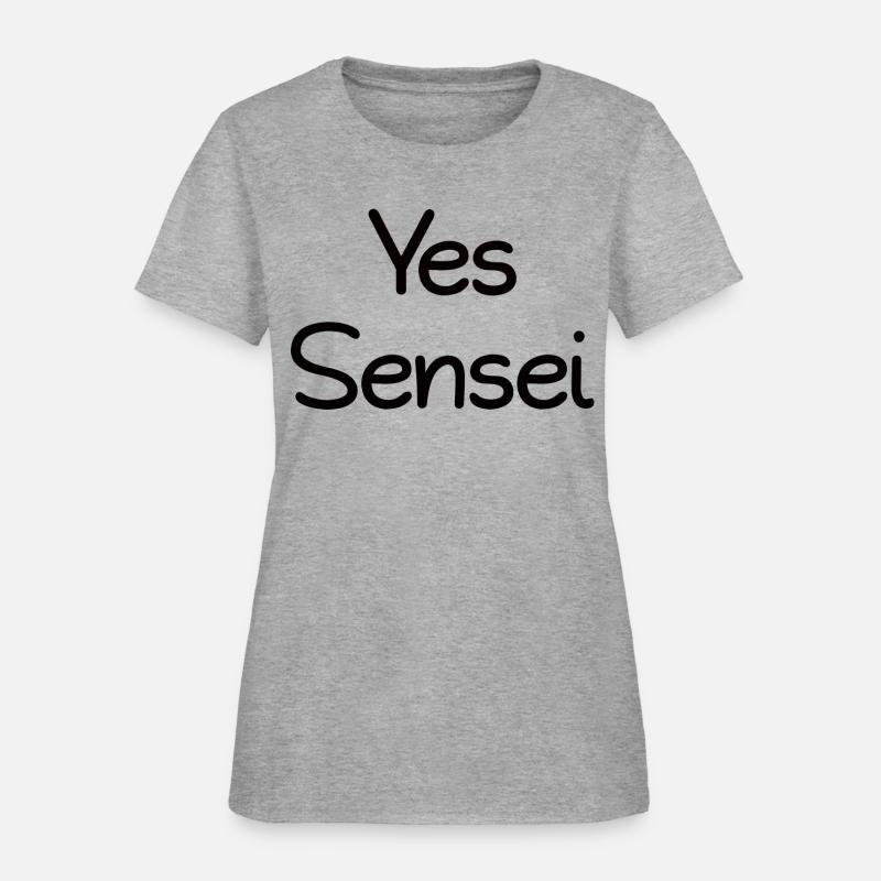 Yes Sensei Black Text