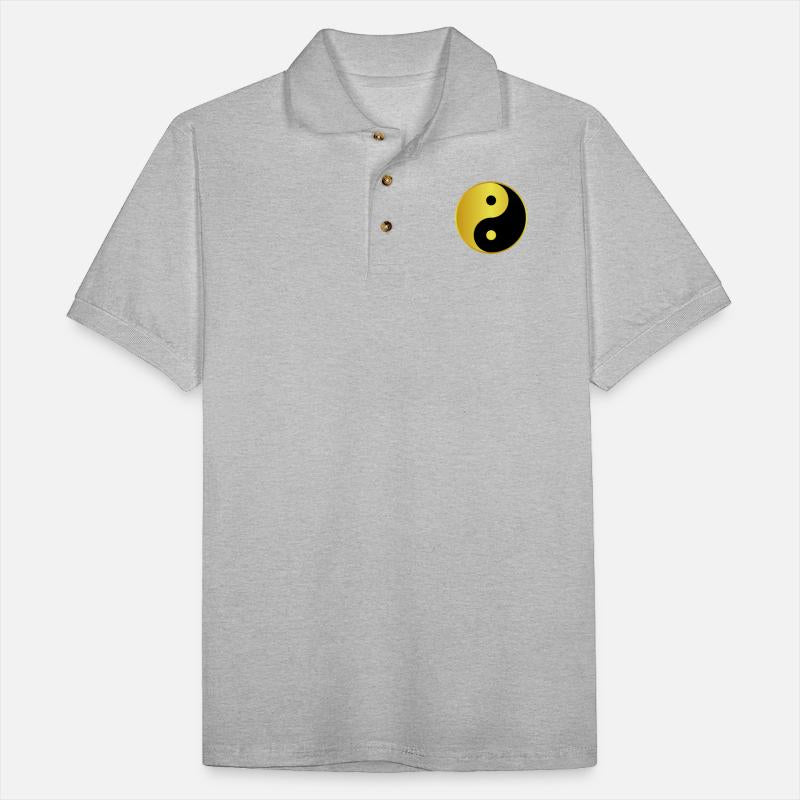 Yin and Yang symbol | Gold asian philosophy zen