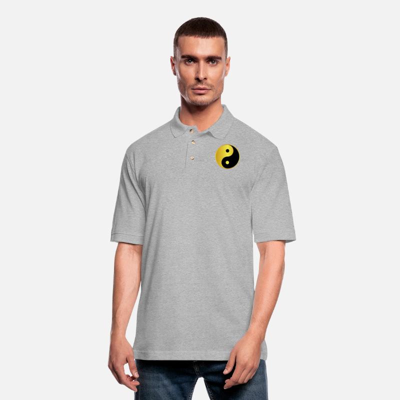 Yin and Yang symbol | Gold asian philosophy zen