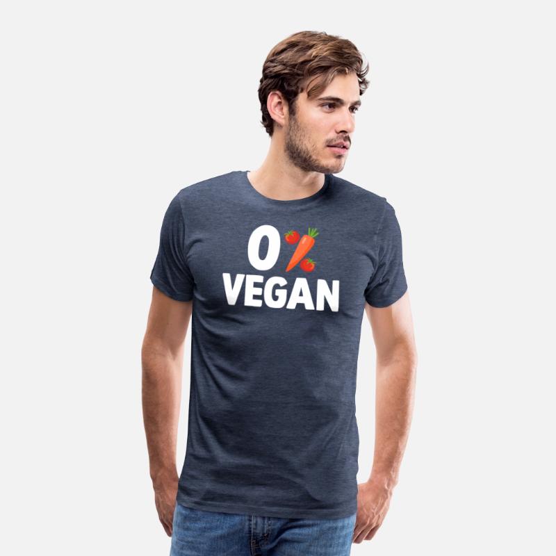 Zero Percent Vegan Funny BBQ Carnivore Meat Eater