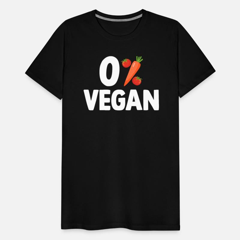 Zero Percent Vegan Funny BBQ Carnivore Meat Eater
